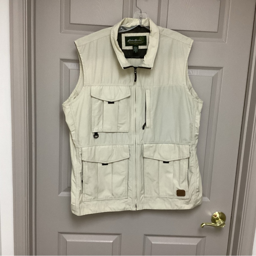 Eddie Bauer Fishing/Utility Men’s Vest Size XL Tall